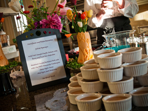 table of food