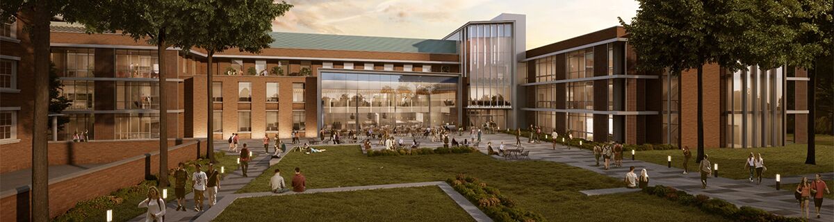 Image of a new science center