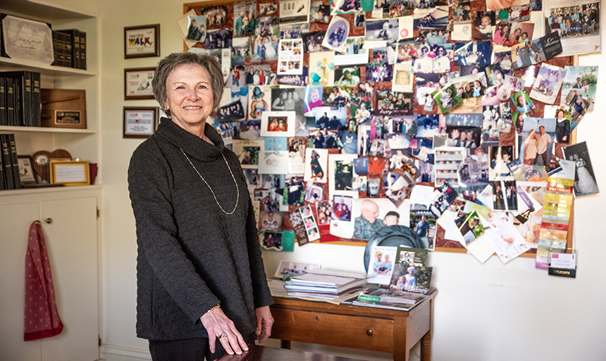 Leah Russell retirement environmental portrait