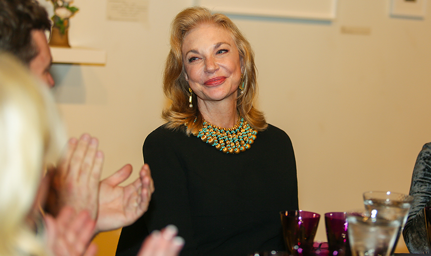 Joanne Cassullo at Board of Trustee dinner