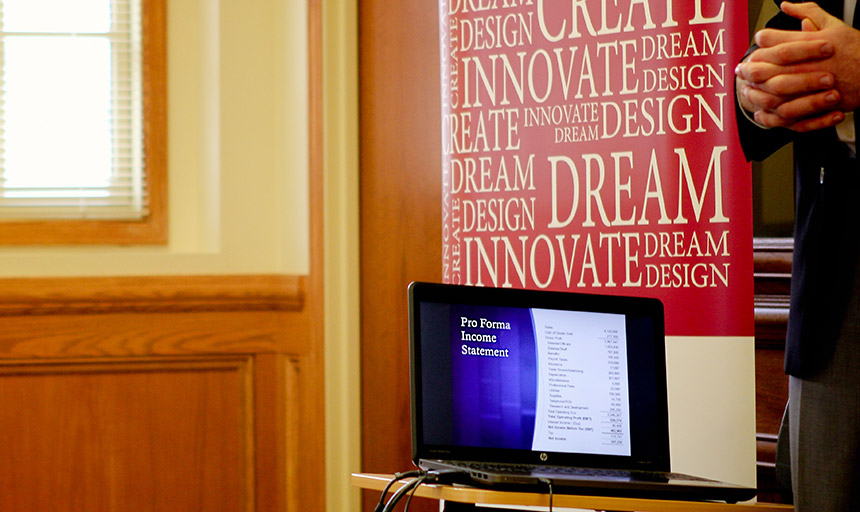 Students devise business plans for startups as part of Innovation Challenge