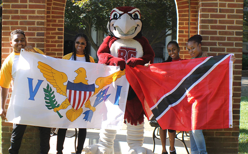 A group of students posing for a picture together