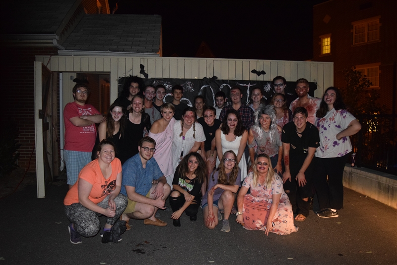 North Side Neighborhood Council and Honors Student Volunteers at the 2016 House of Terror