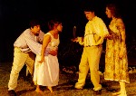 Students participating in Midsummer Night's Dreams