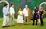 Students participating in Midsummer Night's Dreams