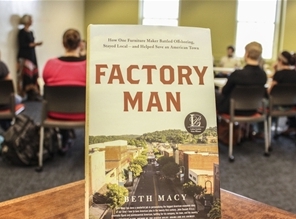 Photo of the book Factory Man