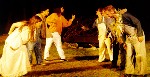Students participating in Midsummer Night's Dreams